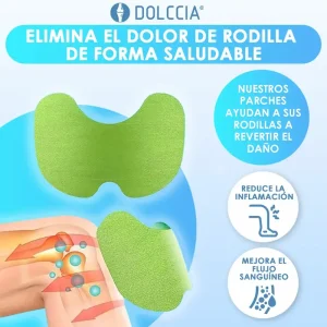 PARCHES NATURALES PARA DOLOR DE RODILLA DOLCCIA ®
