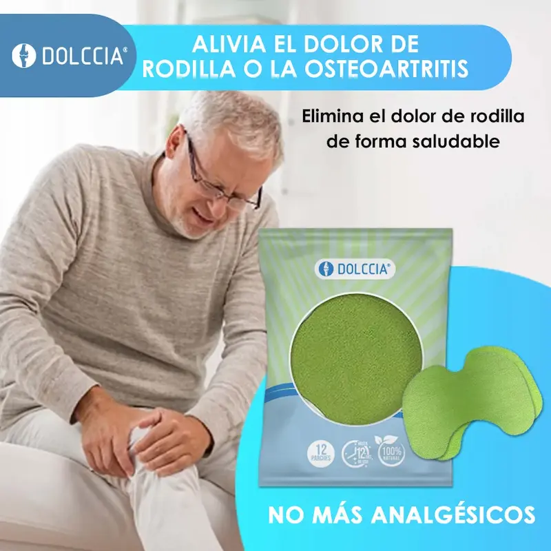 PARCHES NATURALES PARA DOLOR DE RODILLA DOLCCIA ® - Imagen 4