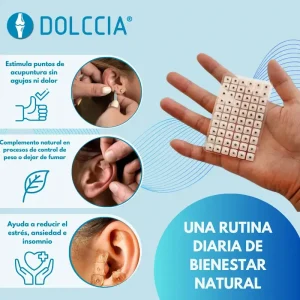PARCHE DE ACUPUNTURA PARA OREJA DOLCCIA®
