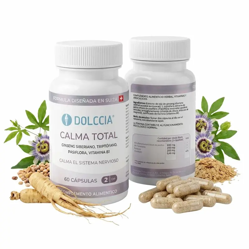 DOLCCIA CALMA TOTAL MULTIVITAMÍNICO NATURAL (60 CÁPSULAS)®