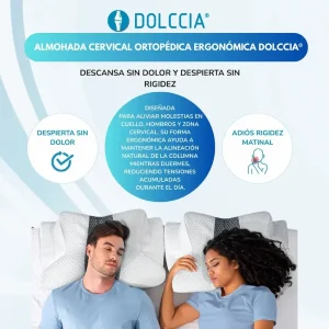 ALMOHADA CERVICAL ORTOPÉDICA ERGONÓMICA DOLCCIA®
