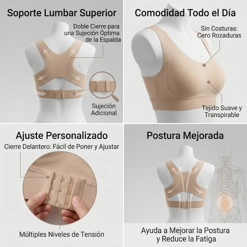 SUJETADOR ERGONÓMICO DE SOPORTE TOTAL DOLCCIA® - Imagen 3