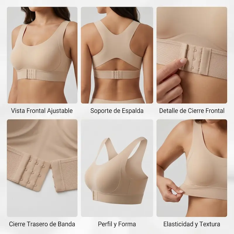 SUJETADOR ERGONÓMICO DE SOPORTE TOTAL DOLCCIA® - Imagen 2