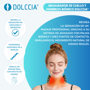 MASAJEADOR DE CUELLO Y HOMBROS BIÓNICO DOLCCIA®
