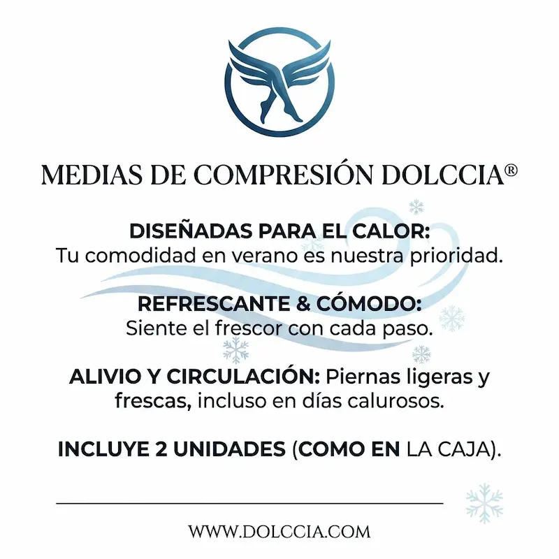 MEDIAS DE COMPRESIÓN VERANO ULTRAFINAS DOLCCIA® - Imagen 4