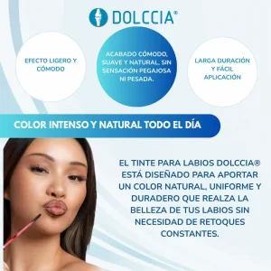 TINTE PARA LABIOS DE LARGA DURACIÓN DOLCCIA® (COLABORACIÓN CON LOVVIA)