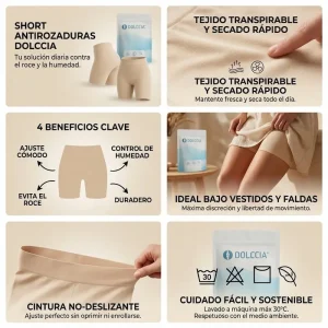 SHORTS ANTIROZADURAS DOLCCIA®