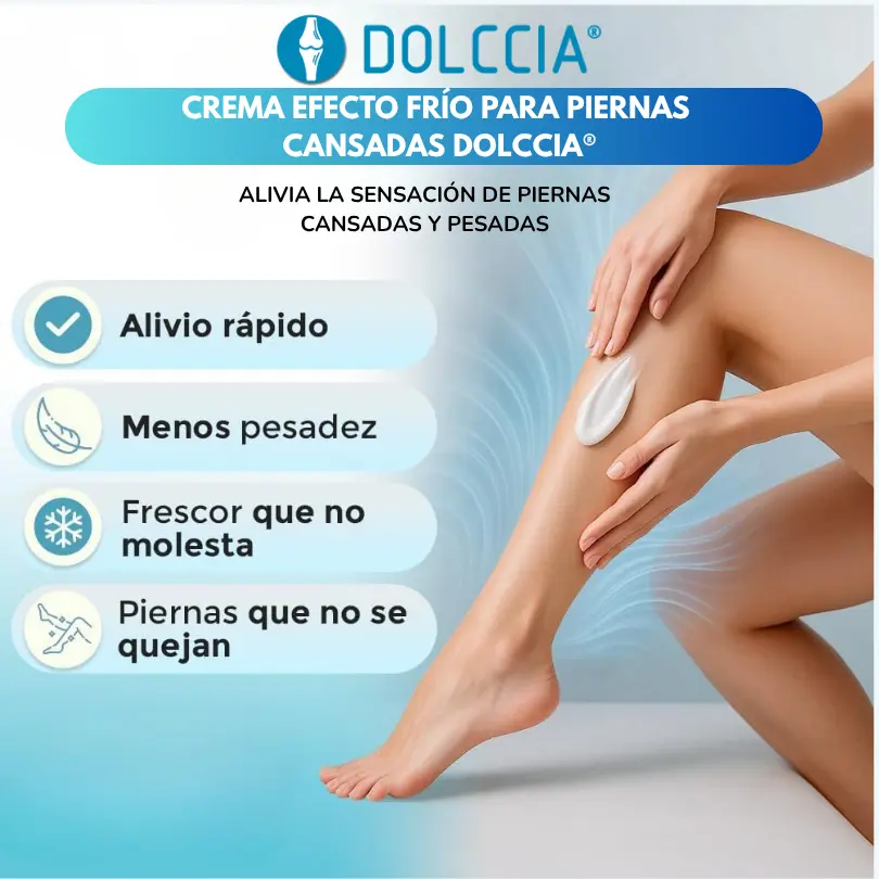 CREMA EFECTO FRÍO PARA PIERNAS CANSADAS DOLCCIA® - Imagen 2