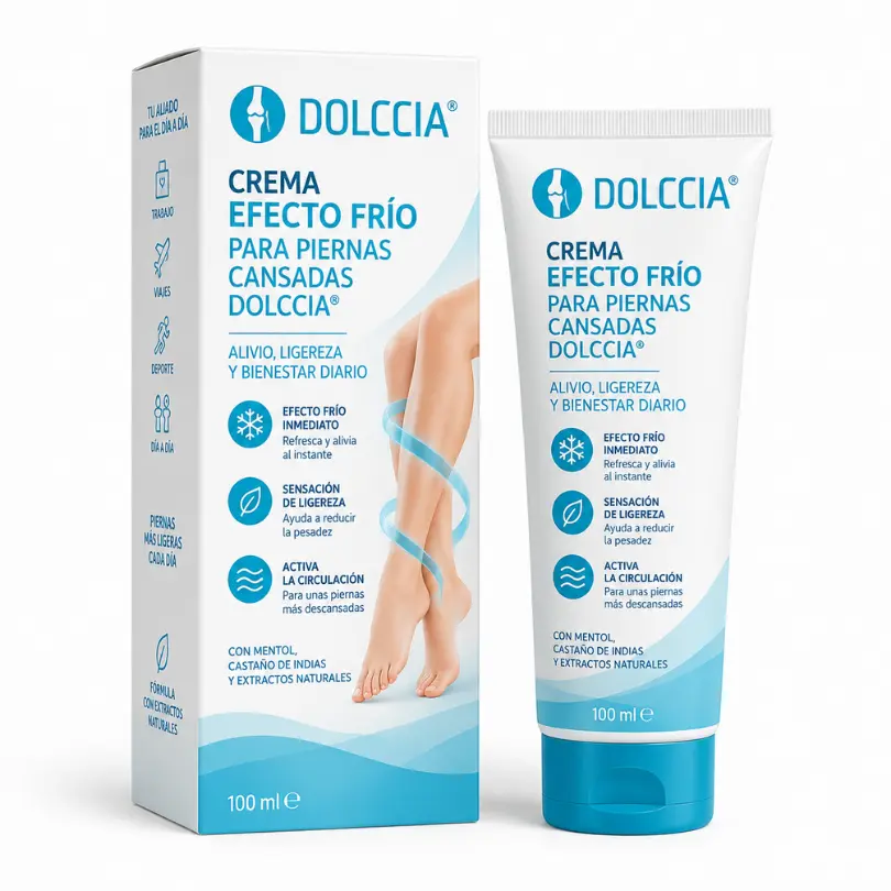 CREMA EFECTO FRÍO PARA PIERNAS CANSADAS DOLCCIA®